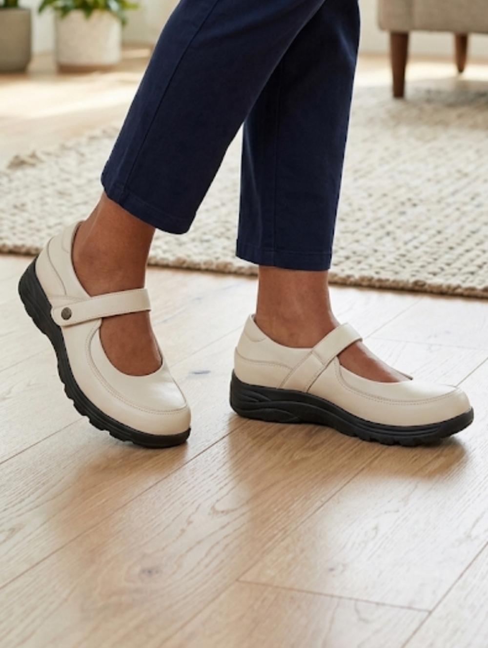 Gravity Defyer Mary Jane Leather Comfort Shoes 9.5